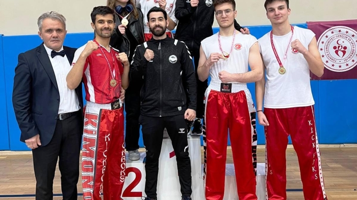 Kick Boksta Körfezli sporcuların büyük başarısı